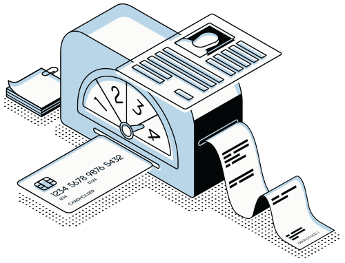 Phone intake consultation illustration