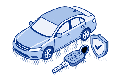Bankruptcy car purchasing consultation illustration