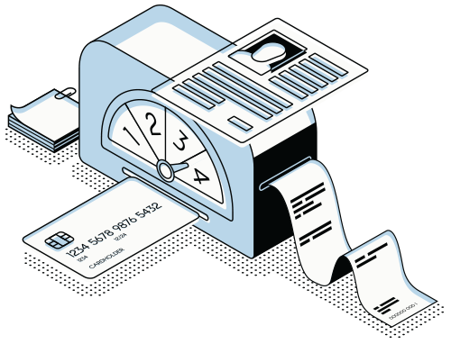 Phone intake consultation illustration